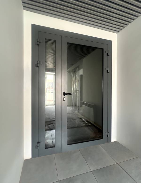 Алюминиевая огнестойкая дверь EIWS