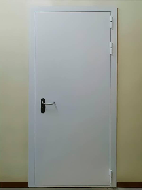 Белая огнезащитная дверь («НПЦ АСПЕКТ», г. Дубна) Белая огнезащитная дверь («НПЦ АСПЕКТ», г. Дубна)