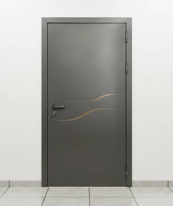 Дверь с лазерной резкой