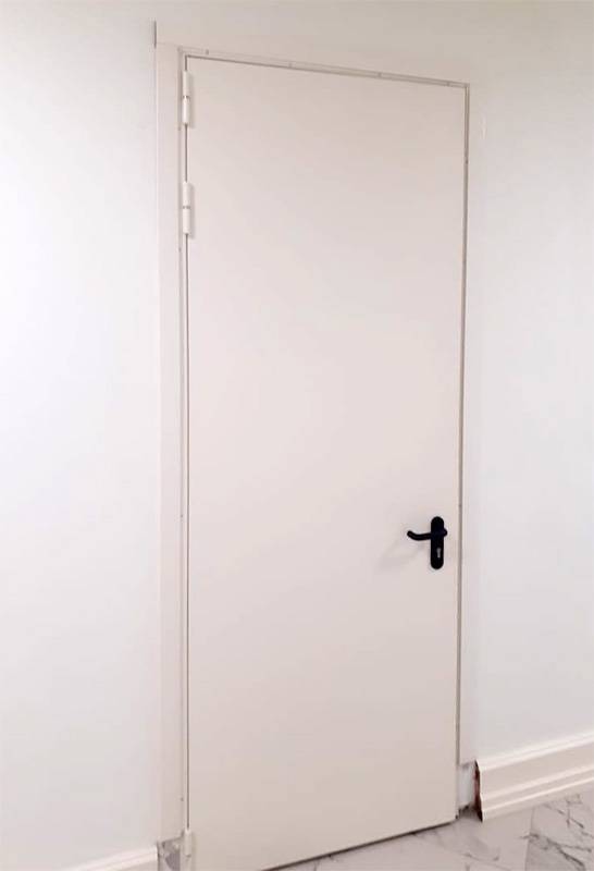 Противопожарная дверь однопольного типа (г. Кубинка) Противопожарная дверь однопольного типа (г. Кубинка)