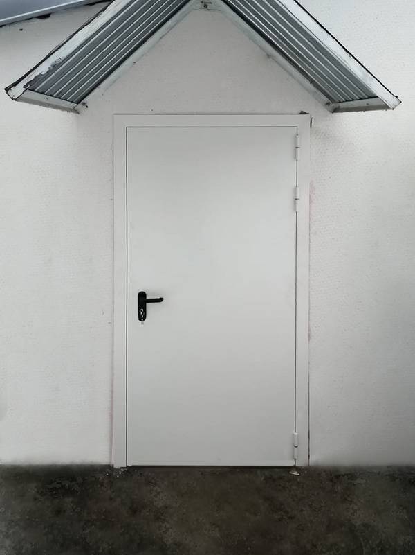 Противопожарная глухая дверь (г. Ногинск) Противопожарная глухая дверь (г. Ногинск)