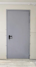 Противопожарная дверь, внешняя сторона